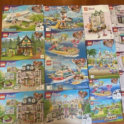 Lego Friends Lot of 25 INSTRUCTION MANUALS BOOKLETS ONLY Numbers In Photos - Image 1 of 4