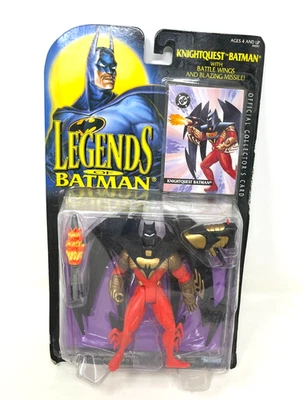 Figura de acción Legends of Batman KNIGHTQUEST BATMAN Battle Wings Kenner 1994 Foto 1 de 3