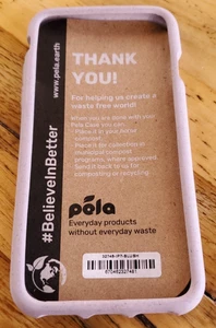 Funda trasera para teléfono Pela iPhone 6/6s/7/8/SE 100 % compostable - Imagen 1 de 7