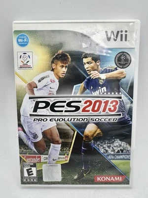 PES 2013 Pro Evolution Soccer Nintendo Wii esportes de futebol completo na caixa estado perfeito - Imagem 1 de 4