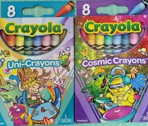 Crayola 8 Stück Konvolut 2020 Cosmic Buntstifte & 2020 Uni-Buntstifte - Bild 1 von 4