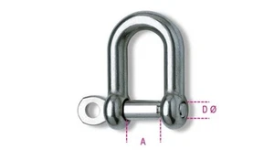 GRILLO 25 MM DRITTO INOX AISI 316 PORTATA 2800KG 8225/25 - Imagen 1 de 1