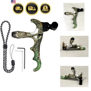 Archery Thumb Release for Compound Bow 360° Rotatable Trigger Adjustable Camo - Picture 1 of 6