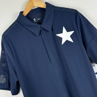 Nike Dallas Cowboys Men’s Size Large On Field Coach Polo Shirt - Navy CK5740-419 - Image 1 of 4