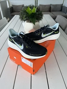 Nike Air Zoom Pegasus 41 US12 UK11 EUR46 Black/Glacier Blue-Sail HQ3452-041 - Picture 1 of 3