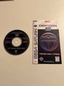 Defcon 5 (Sega Saturn, 1995) Disc & Manual Only T&W
