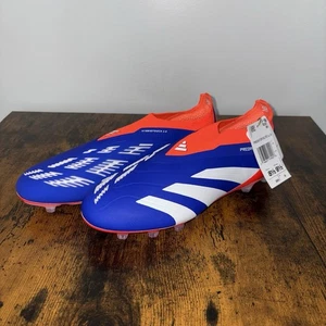 Adidas Predator Elite Laceless AG Herren Gr. 8,5 blau weiß rot IF6430 NEU - Bild 1 von 12