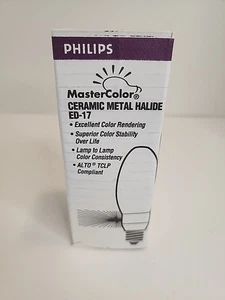 PHILIPS MASTER COLOR CERAMIC METAL HALIDE ED-17 LGHT BULB - 70 WATT - Picture 1 of 8