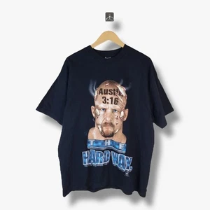 VINTAGE Stone Cold Steve Austin 3:16 1998 T-Shirt Extra Large XL Mens Black - Picture 1 of 7