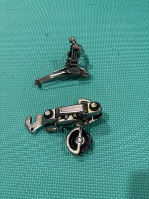 复古 20 世纪 80 年代 Shimano Rs 前后变速器。 ü — 第 1/3 张图片