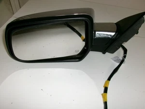 2010-2015 Chevy Equinox Left Driver Side Textured Power Mirror (Black & Chrome) - Picture 1 of 3