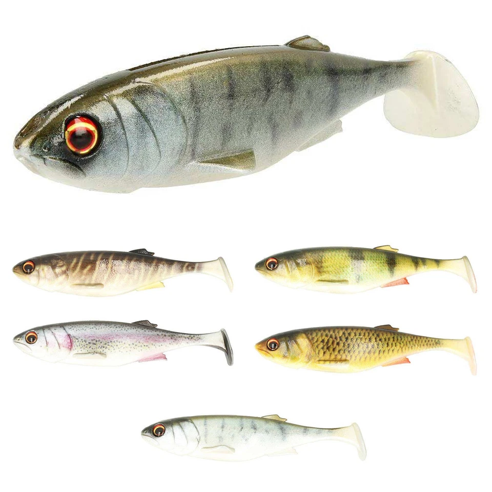 Major Craft Stabi Action Shad fat Gummifisch 15cm Köder für Wels Dorsch Heilbutt - Bild 1 von 1
