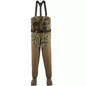 LaCrosse 725363 Men's Alpha Agility Select Zip Mossy Oak Chest Wader Boots Shoes - Picture 1 of 7