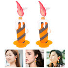  Pendentif femmes bijoux mariage décoration flamme boucles d'oreilles Halloween oreilles