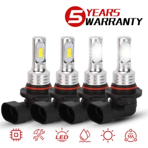 Para Chevy Silverado 1994 1995 1996 1997 1998 faros LED bombillas de haz alto-bajo 4x - Imagen 1 de 11