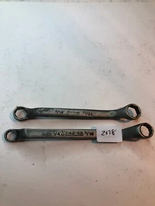 2518 Snap-On 2 pc SAE wrench set 1/4-5/16 and 5/16-11/32 - Picture 1 of 4