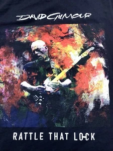David Gilmour Rattle That Lock Live 2016 Concert T-Shirt Women’s L Black Prog RK - Picture 1 of 6