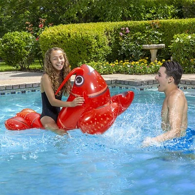 Poolmaster 龙虾骑手游泳池漂浮 - 81771 — 第 1/4 张图片