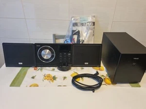 Stereo Teac Subwoofer mc-dx420i CD Radio Iphone Mp3 Sveglia - Foto 1 di 4