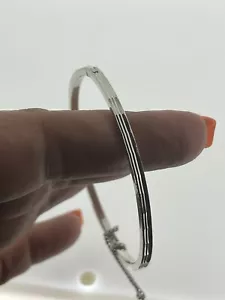 Vintage Estate Signed "Pastelli” Silver Tone Bracelet Safety Chain Hinge Mint - Picture 1 of 17