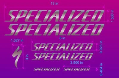 Specialized Bike Frame Decal Set. Pick Your Color. Stumpjumper Demo Epic Enduro
