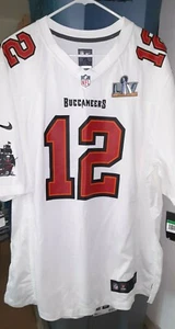 Brand New Retired Tampa Bay Buccaneers Tom Brady Super Bowl LV 55 Jersey Nike - Picture 1 of 8