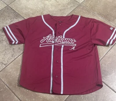 Camiseta deportiva de béisbol vintage de Alabama Crimson Tide Starter para hombre UA talla L Roll Tide Foto 1 de 4