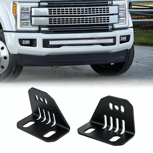 Bumper 42" Curved LED Light Bar Brackets for 2017-2022 Ford F250 F350 Super duty - Picture 1 of 8