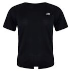 New Balance Short Sleeve Black Round Neck Total Performance T-Shirt WT03154 BK