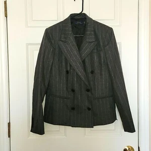 Polo Ralph Lauren Size 4 Double Breasted Blazer 90% Wool - Picture 1 of 3