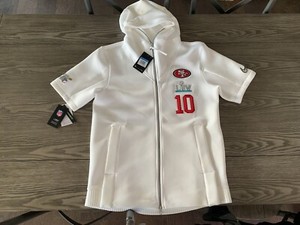 men's san francisco 49ers nike tan 2019 salute to service sideline therma pullover hoodie
