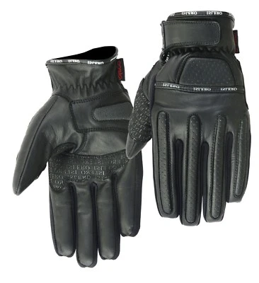 ISLERO EVO Allwetter Reinleder Motorradhandschuhe Motorrad Bike Arbeitsrollstuhl