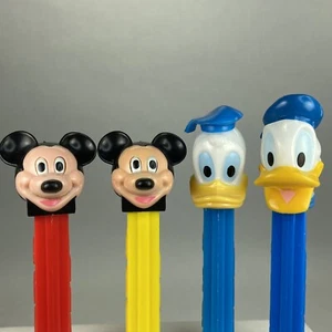 Lote de 2 Dispensadores Mickey Mouse y Pato Donald 2 Variaciones Walt Disney PEZ - Imagen 1 de 11