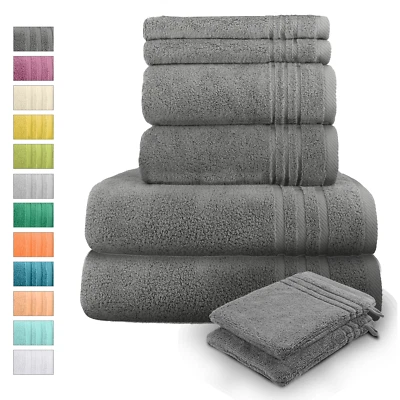 Handtuch-Sets Gästetuch Duschtuch Badetuch 100% Baumwolle Frottee weich 480g/m² - Bild 1 von 4