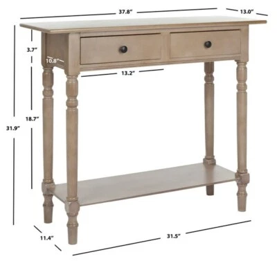 Safavieh Rosemary 2 Drawer Console, Reduced Price 2172713411 AMH5705A - Image 1 of 4