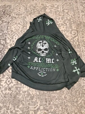 affliction hoodie zip up Foto 1 de 4
