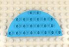 Lego Duplo Baseplate Half Round (1) Teal
