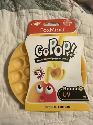 Игра Foxmind Go Pop специальное издание Round UV Yellow Pooping - Изображение 1 из 2