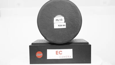 Funda de lente de cuero suave negra original Leica para lente Leica R 100 mm x 150 mm Foto 1 de 4