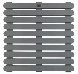 Wenko Indoor & Outdoor Shower Floor Grey 55 x 55 cm Outdoor Shower Mat... - Picture 1 of 10
