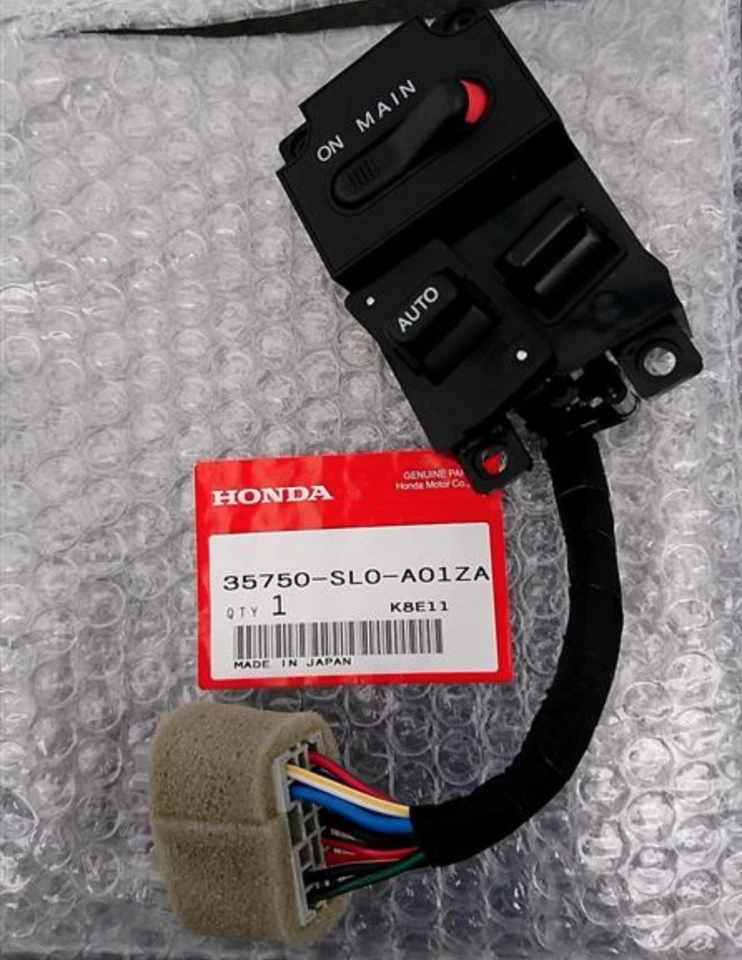 INTERRUPTOR MAESTRO VENTANA ELÉCTRICA HONDA GENUINO OEM ACURA LHD NSX ☆ 35750-SL0-A01ZA ☆ Foto 1 de 4