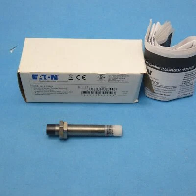 Eaton E57-12LE10-BD Inductive Proximity Sensor M12 NPN NO 6-48 VDC QD - Image 1 of 4