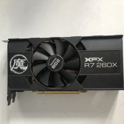 XFX AMD Radeon R7 260X 2GB GDDR5 896SP Graphics Video Card With DVI DP HDMI Port - Image 1 of 4