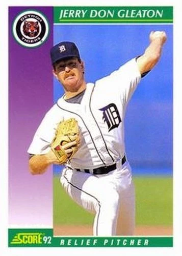 #375 Jerry Don Gleaton - Detroit Tigers - 1992 Score Baseball - Image 1 of 1