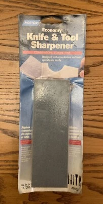 Piedra de afilar Norton Economy herramienta y afilador de cuchillos - grueso/fino Foto 1 de 2