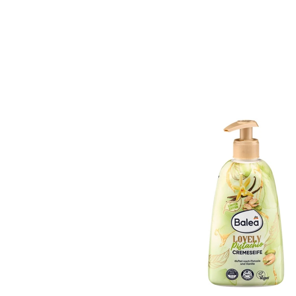 1x500ml Balea Seife Handseife Lovely Pistachio | Duftet nach Pistazie & Vanille - Bild 1 von 1