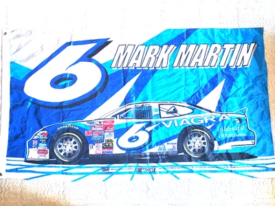Roush Racing year 2000 Mark Martin #6 Viagara car flag 3' X 5' - Image 1 of 4