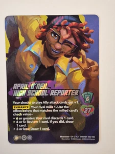 Universus TMNT Teenage Mutant Ninja Turtles April O'Neil 188/186 CH-C-ALT Art - Picture 1 of 4