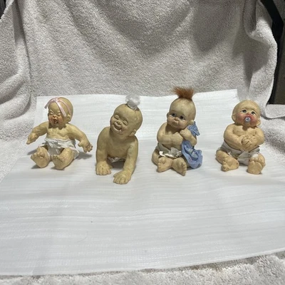 Kristin Haynes Bebé Llorón Figuras Arte Fundido 1993 Firmado Dreamsicles Foto 1 de 4