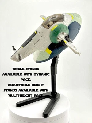 MY STORE Boba/Jango Fett’s Starship Cosmic Swap Flight Stand for Micro Galaxy Squadron